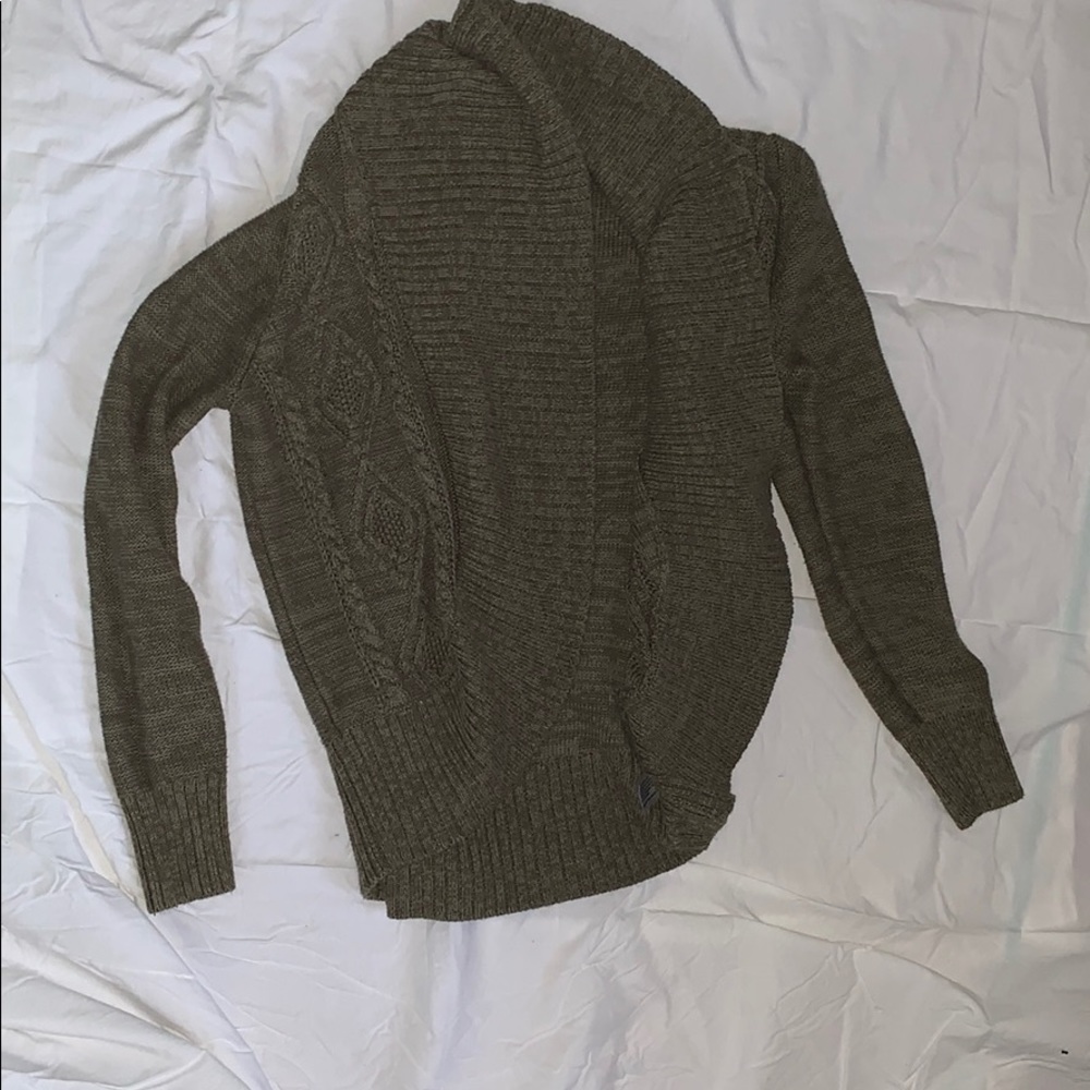Olive Green Cardigan